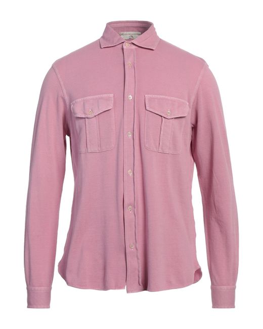 Camicia di FILIPPO DE LAURENTIIS in Pink da Uomo