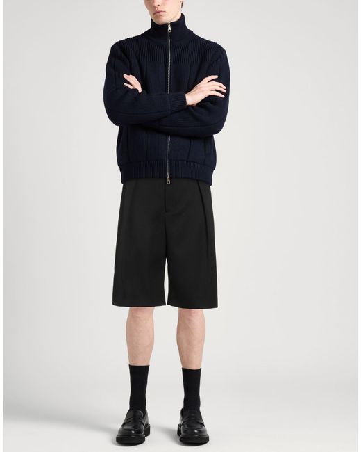 Jil Sander Black Shorts & Bermuda Shorts Wool for men