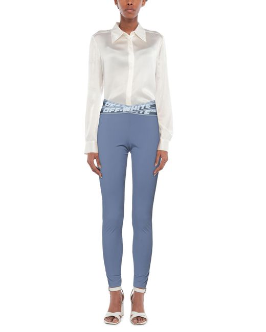 Off-White c/o Virgil Abloh Blue Leggings