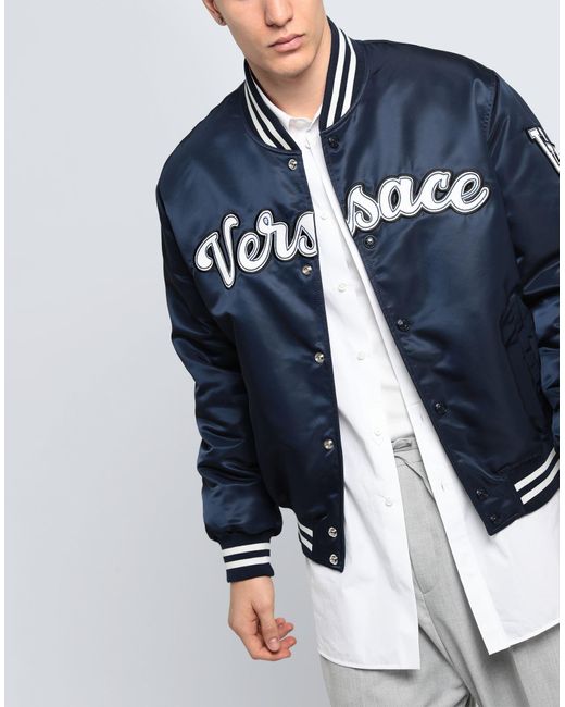 Versace Blue Jackets for men