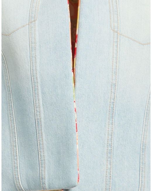 Acne Blue Denim Outerwear Cotton