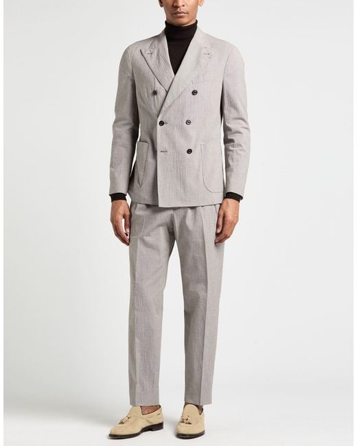 Boglioli Gray Suits for men