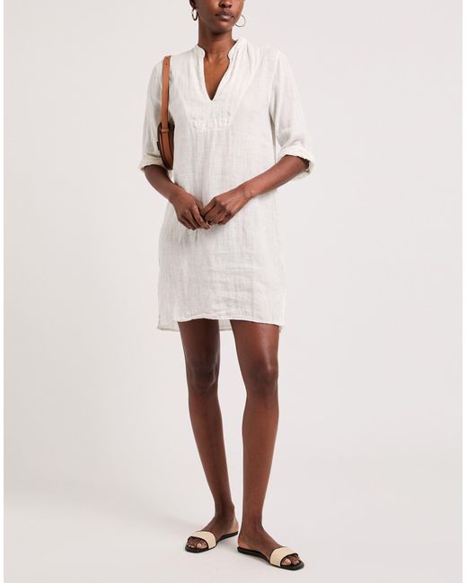 Crossley White Mini-Kleid