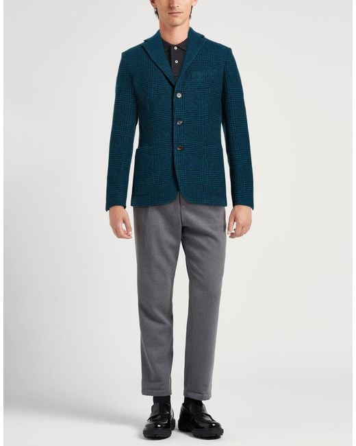 Doppiaa Blue Blazer for men