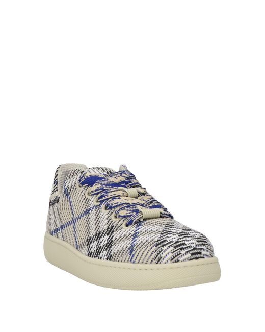 Sneakers Box en maille Check Burberry pour homme en coloris Multicolor