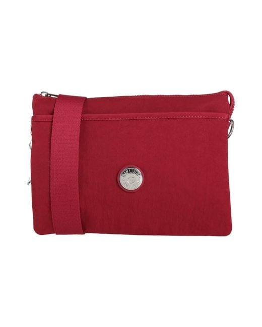 Kipling Red Cross-Body Bag Polyamide