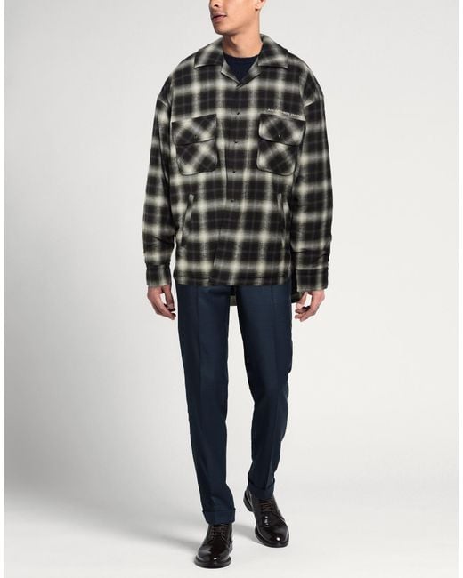 AN OTHER DATE Gray Dark Jacket Cotton for men