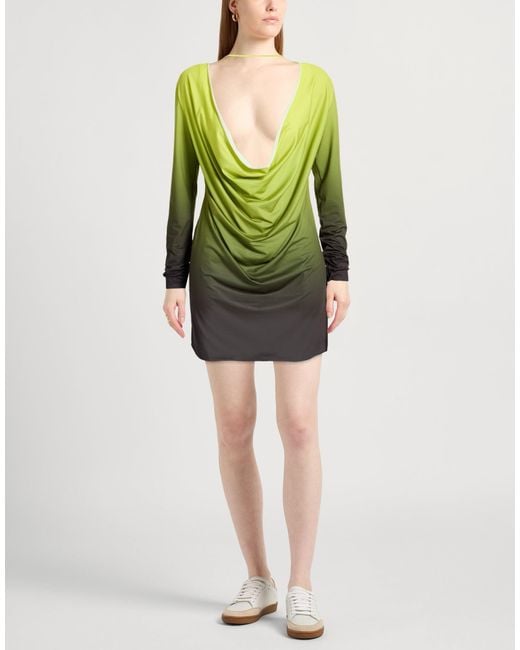 GIMAGUAS Green Mini Dress Polyester