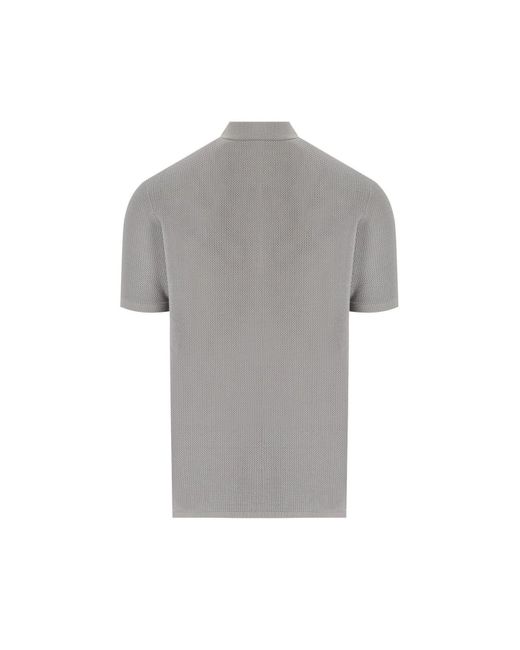 Emporio Armani Poloshirt in Gray für Herren