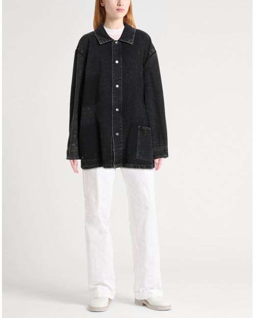 Maison Margiela Black Denim Outerwear Cotton
