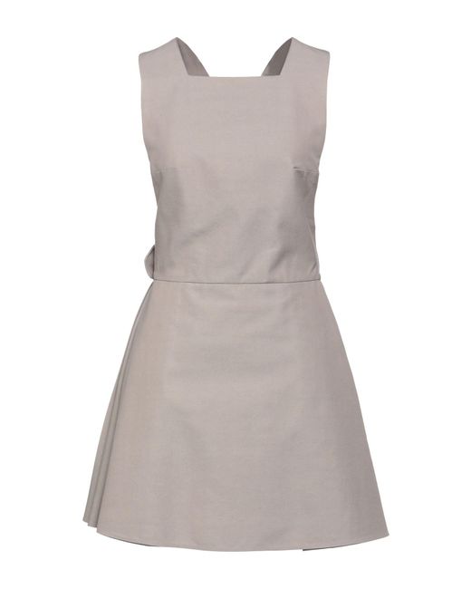 Patou Gray Mini Dress