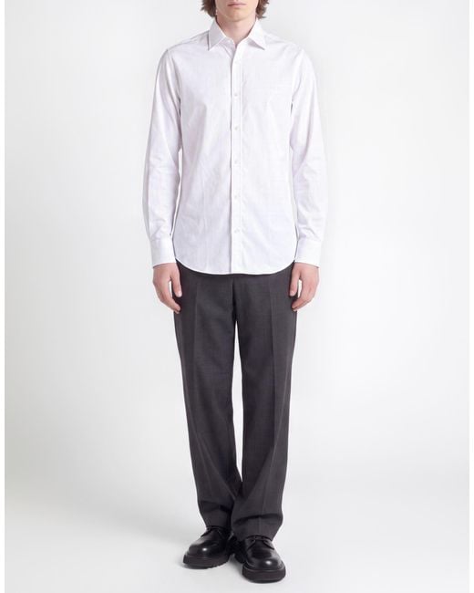 Paul & Shark White Shirt Cotton for men