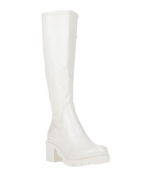 Steve Madden White Stiefel