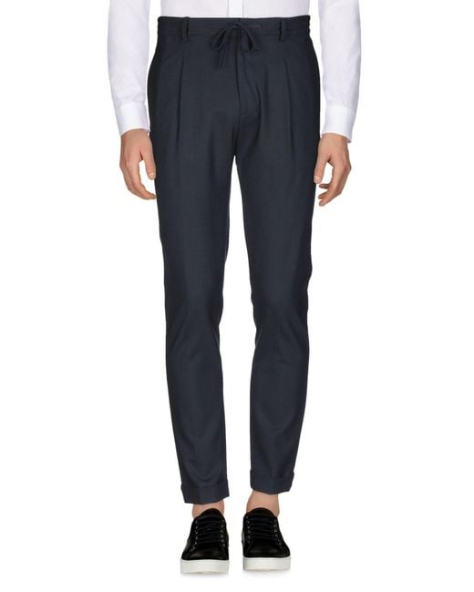 Paolo Pecora Blue Trouser for men