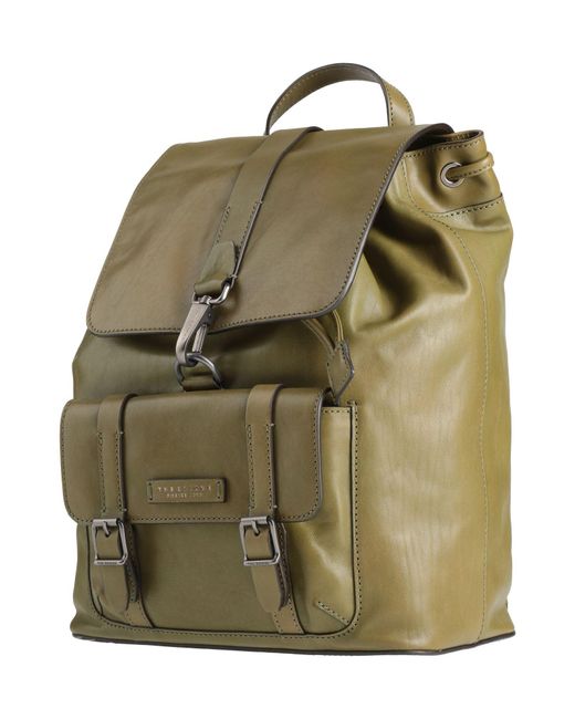 The Bridge Green Backpack Leather for men