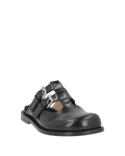 Loewe Black Mules & Clogs Leather