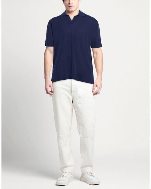 FILIPPO DE LAURENTIIS Blue Jumper for men