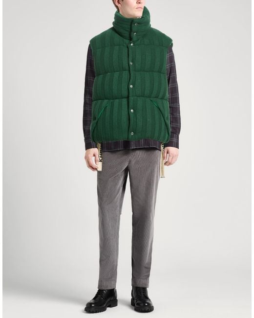 Khrisjoy Green Vest Polyamide, Merino Wool, Viscose, Cashmere for men