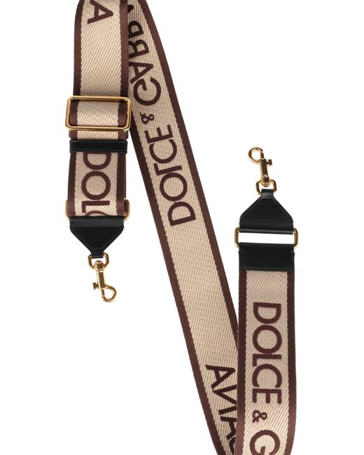 Dolce & Gabbana Black Bag Strap Textile Fibers