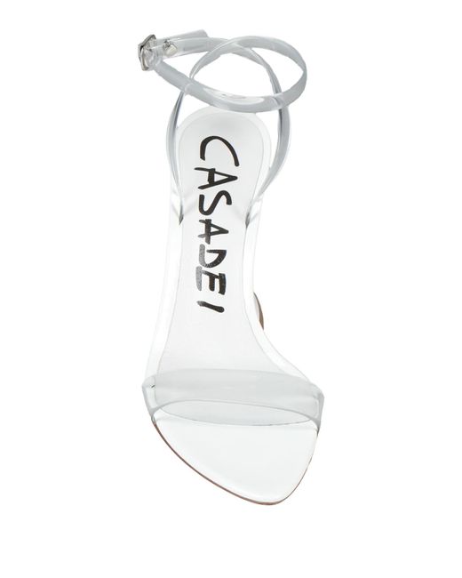 Casadei White Sandals