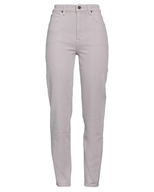 Lee Jeans Gray Lilac Jeans Cotton, Lyocell, Elastane