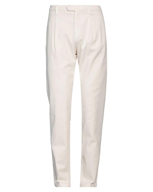 Luigi Borrelli Napoli White Pants for men