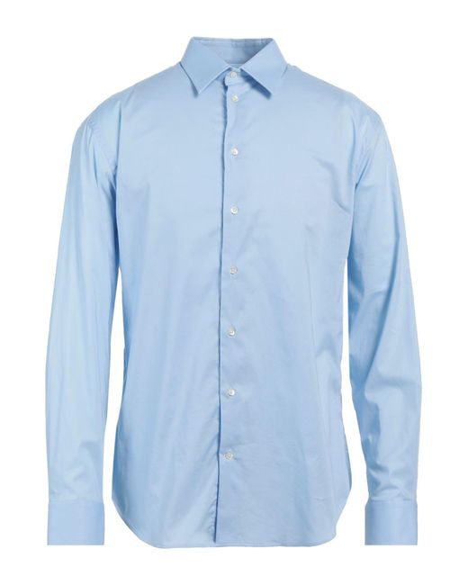 Armani Exchange Baumwolle Baumwolle hemd in Blau für Herren Herren Bekleidung Hemden Freizeithemden und Hemden 