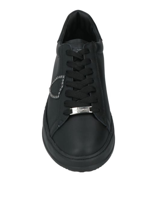 Philippe Model Black Tres Temple Sneakers Leather
