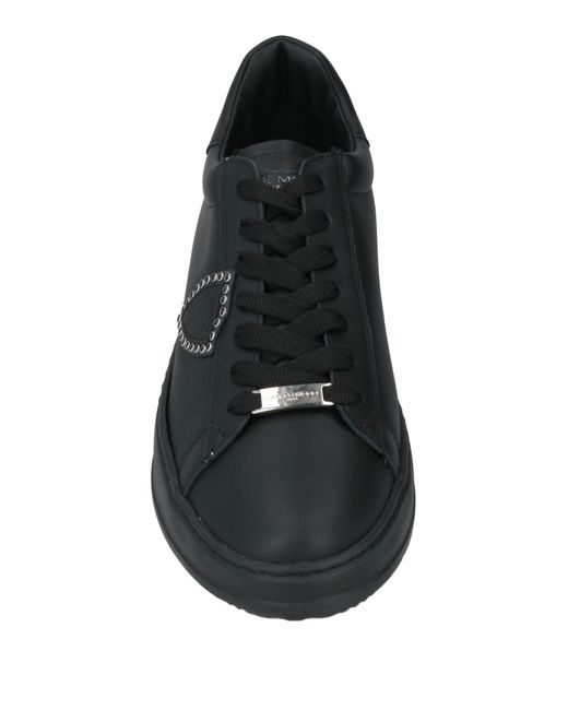Philippe Model Black Sneakers Leather