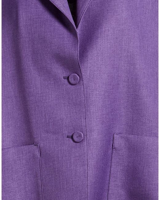 Lardini Purple Blazer Polyester