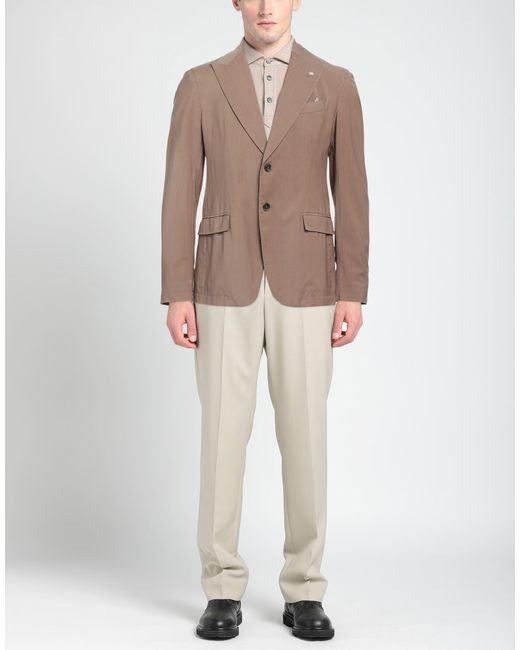 Manuel Ritz Brown Blazer for men