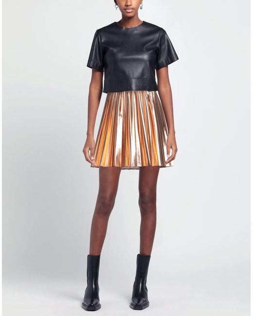 ViCOLO Orange Mini Skirt