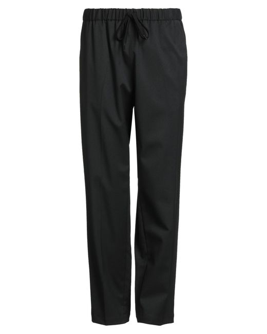 MM6 by Maison Martin Margiela Black Pants Polyester, Viscose, Elastane for men