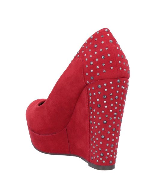 Zapatos de salón Xti de Tejido sintético de color Rojo | Lyst