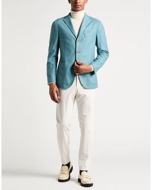 Boglioli Blue Blazer for men