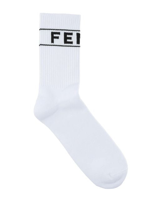 Fendi Socks Hosiery in White for Men Lyst UK