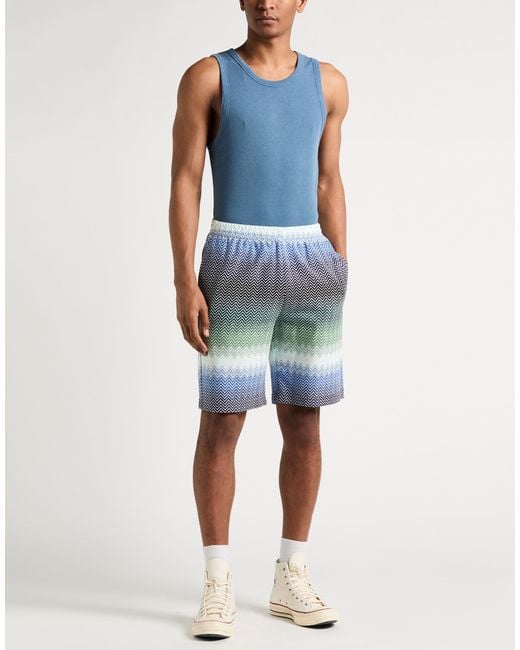 Missoni Blue Shorts & Bermuda Shorts for men