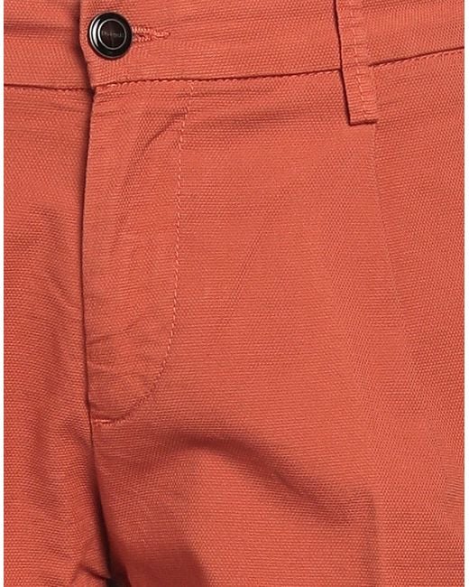 RE_HASH Orange Shorts & Bermuda Shorts Cotton, Elastane for men