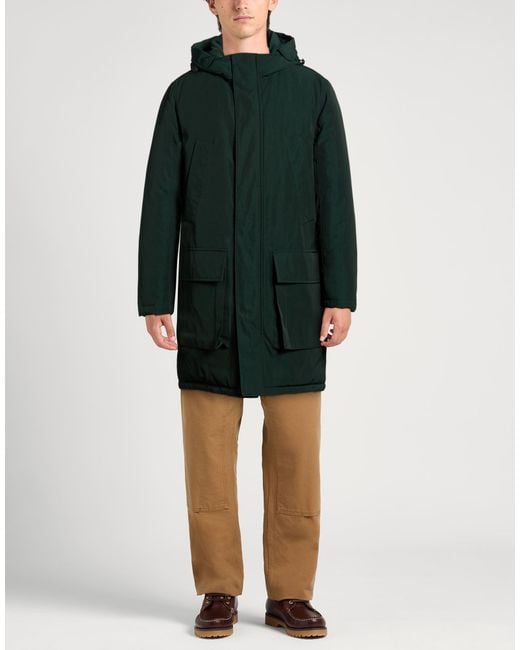 Hogan Green Coat for men