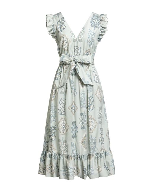 Eleventy Blue Midi Dress