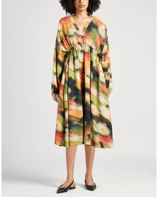 Stine Goya Yellow Midi Dress
