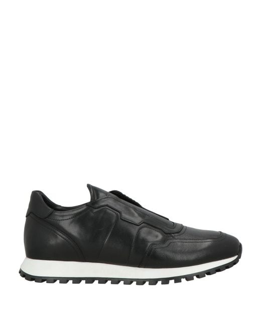 Cerruti 1881 Black Sneakers Cow Leather for men