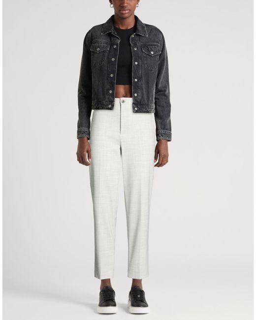 Berwich White Pants Polyester, Virgin Wool, Elastane