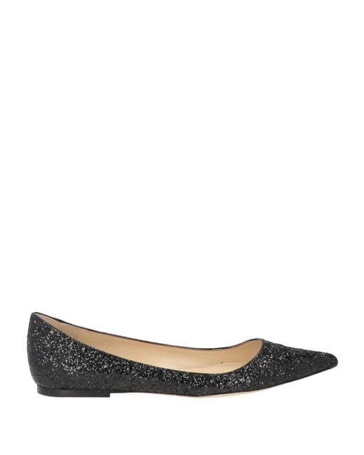 Jimmy Choo Gray Ballet Flats