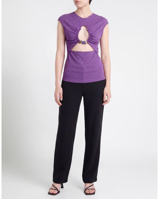 Christopher Esber Purple Top Polyester, Elastane