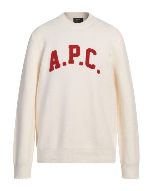 A.P.C. Pullover in White für Herren