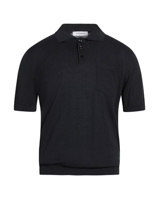 Polo PAOLO RAGAZZINI de hombre de color Black