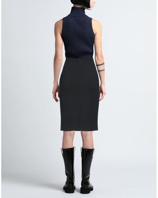 Camilla Black Midi Skirt