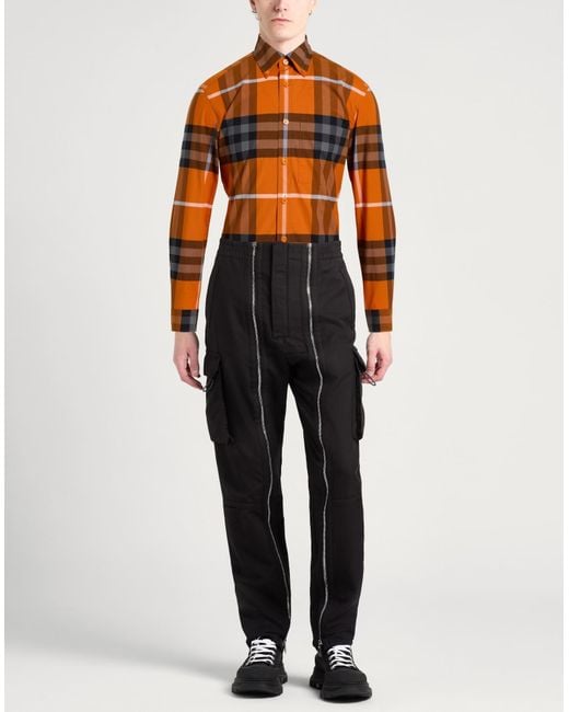 Camisa Burberry de hombre de color Orange