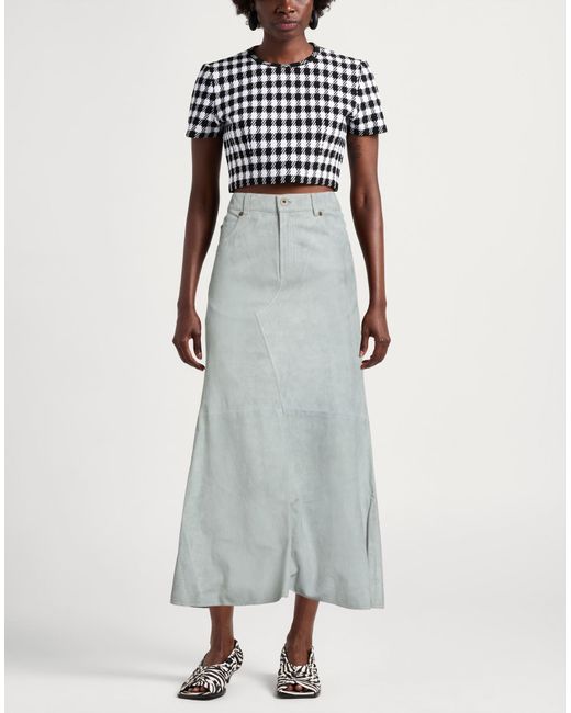 Jupe Longue Sies Marjan en coloris Gray